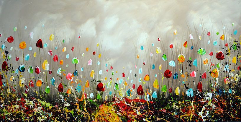 Flowers by Gena Theheartofart