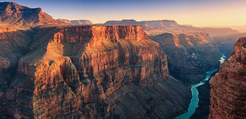 Coucher de soleil à Toroweap, Grand Canyon N.P North Rim par Henk Meijer Photography