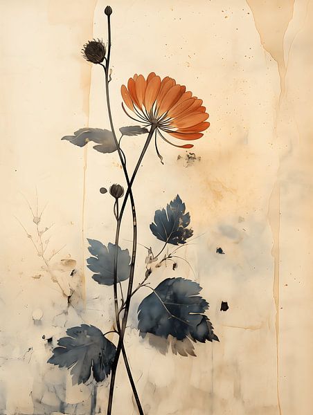 Wabi-Sabi Botanical V by Gypsy Galleria