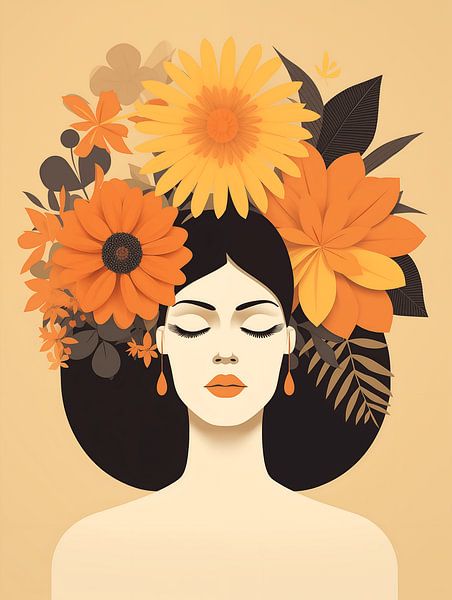 Fleurs Femme I par Gypsy Galleria