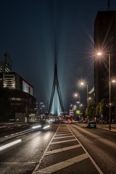 Rotterdam bei Nacht. von Tilly Meijer