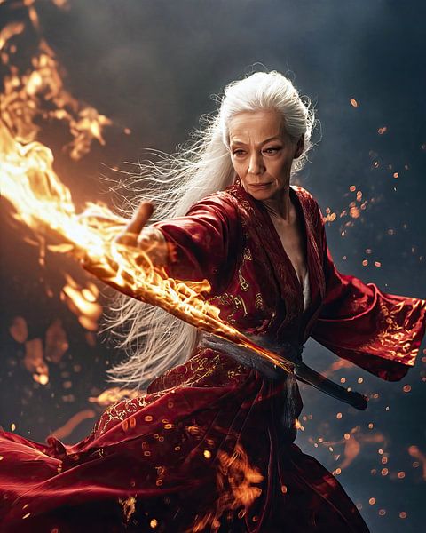 Die Meisterin des Feuerschwertes von Frank Heinz