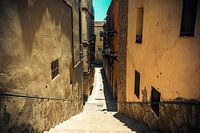 een trap in montblanc spanje