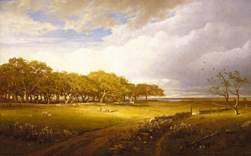 Old Orchard at Newport, William Trost Richards by Masterful Masters
