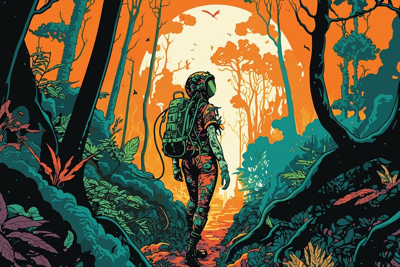 Astronautin 3 von Ariadna de Raadt-Goldberg