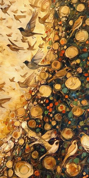 Flug in der goldenen Dämmerung von Whale & Sons