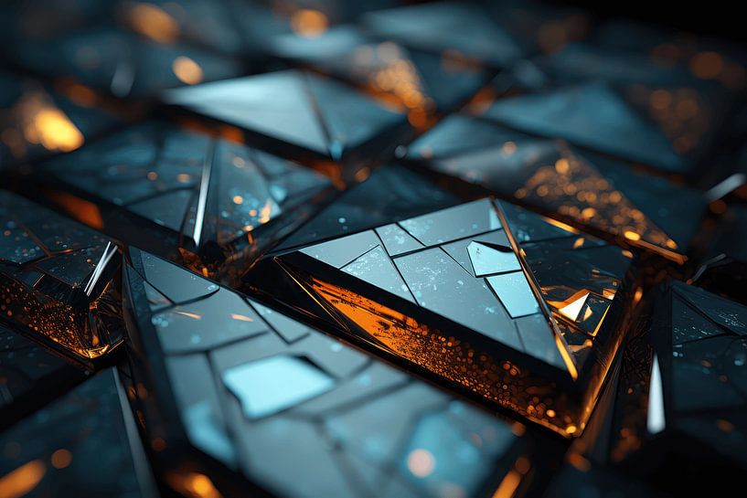 3D abstract with tight shapes by Ton Kuijpers