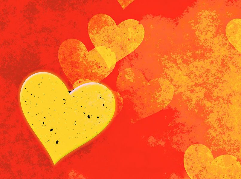 Goldene Herzen von Leopold Brix