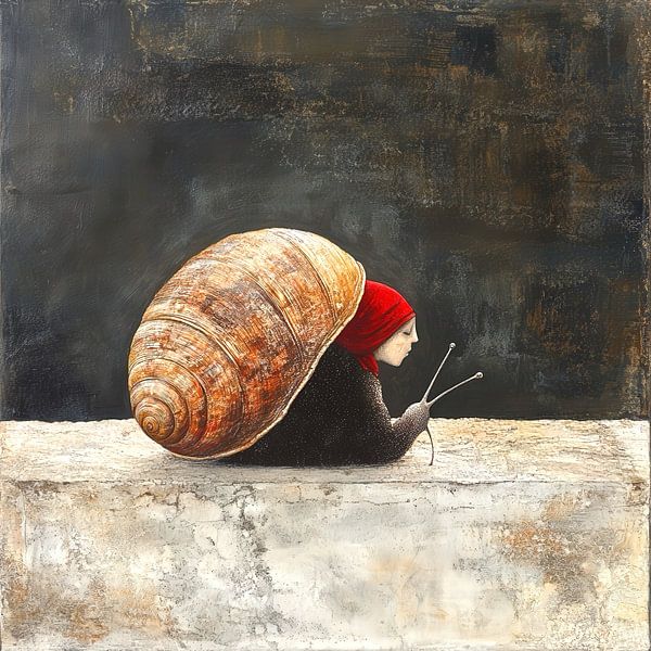 La femme escargot par LidyStuit