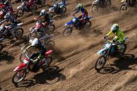 Motocrosser von oben