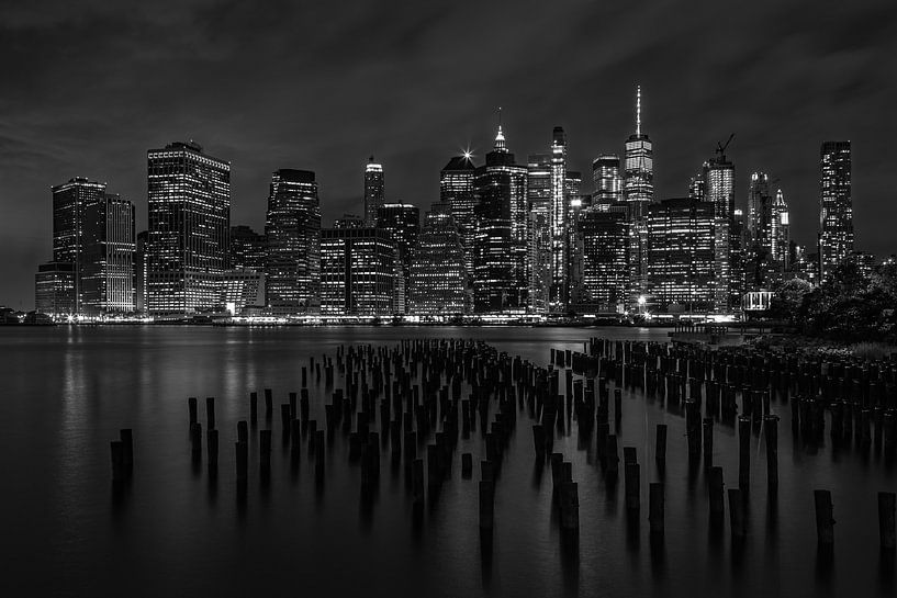 New York City Skyline en noir et blanc - Septembre 2019 par Tux Photography