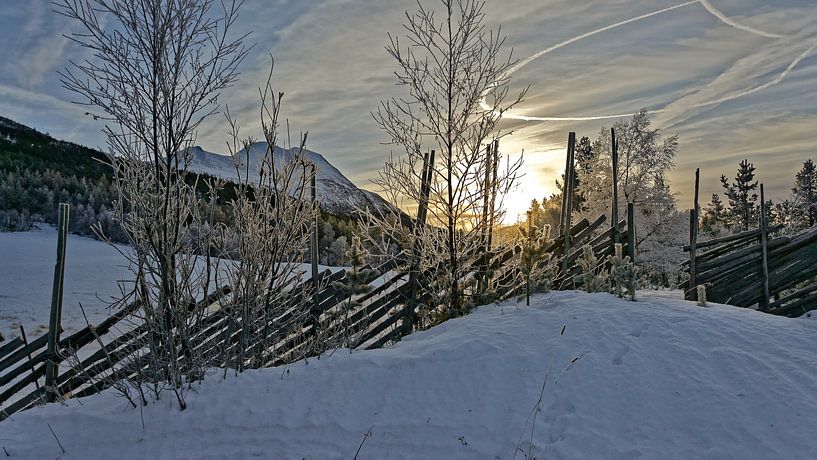 Norwegen, Sonnenaufgang by Michael Schreier