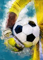 Football player sport watercolor #football