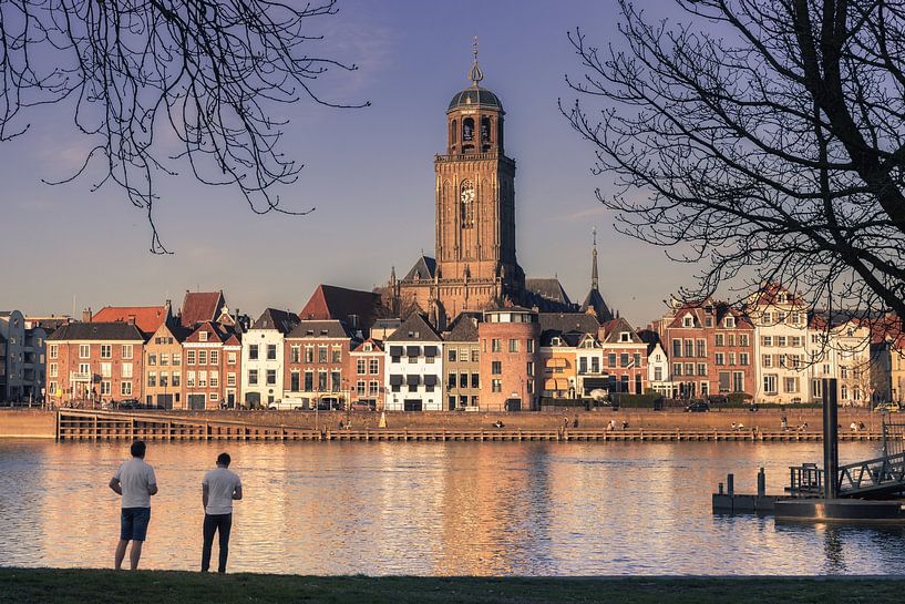 Was für eine Aussicht auf die Skyline von Deventer von Jaimy Leemburg Fotografie