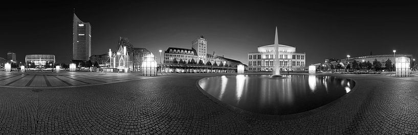 Leipzig - Augustusplatz Skyline Panorama par Frank Herrmann
