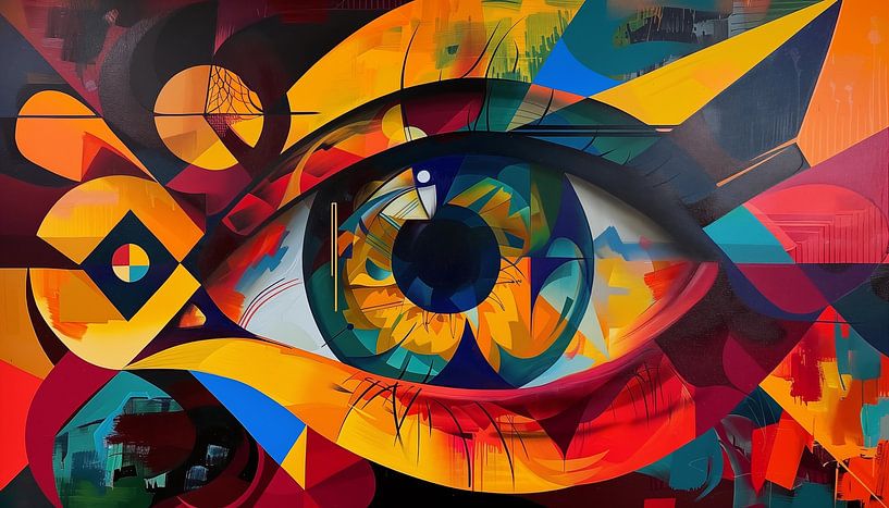 Abstracte oog panorama van TheXclusive Art