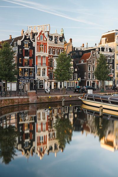 Häuser an der Amstel, Amsterdam von Lorena Cirstea