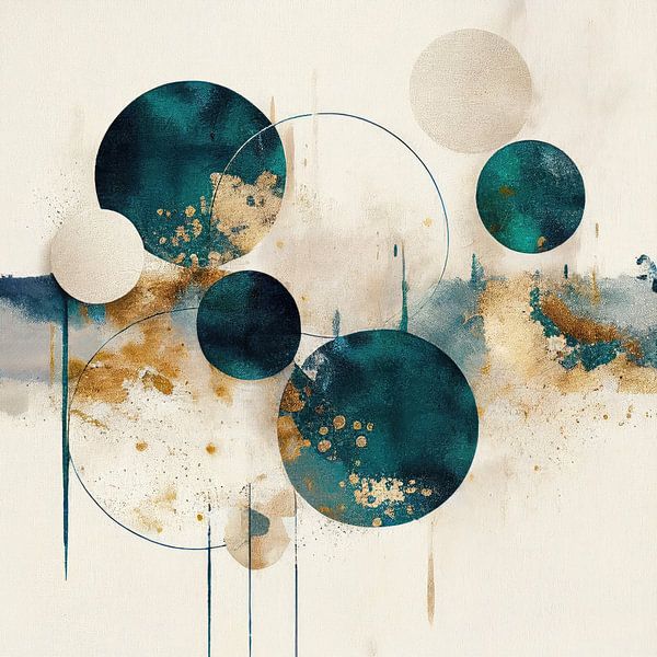 Abstrakt mit Kreisen von Bert Nijholt