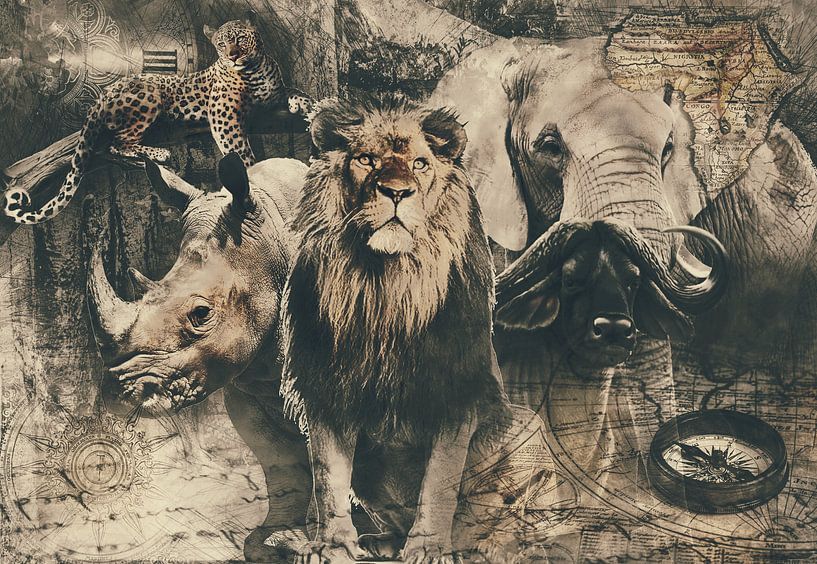 Les cinq grands par Bert Hooijer