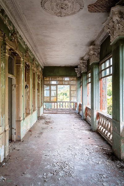 Abandoned Balcony in Decay. by Roman Robroek - Photos of Abandoned Buildings