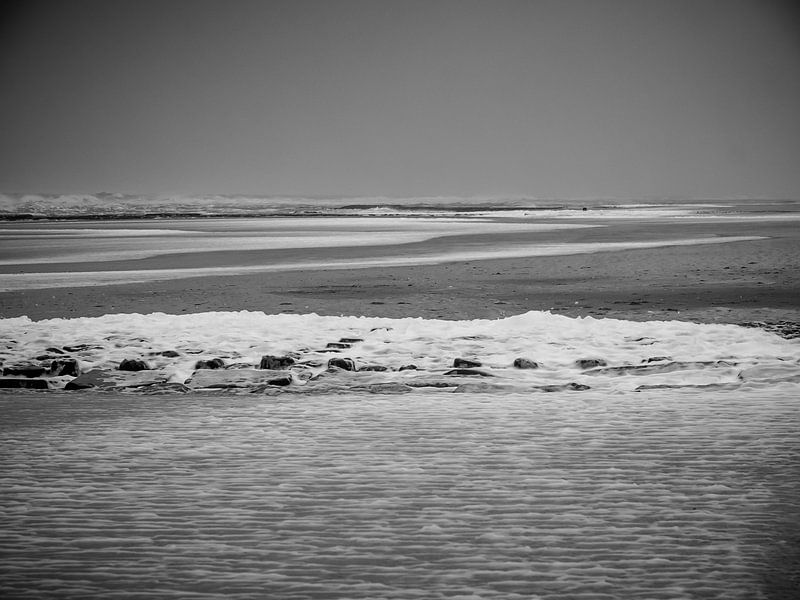 schwarz-weiß am Meer von Martijn Tilroe