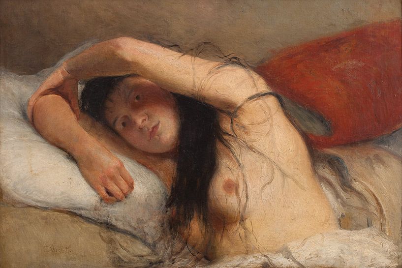 Eliseu Visconti, Bust of a woman, 1895 by Atelier Liesjes