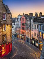 West Bow an der Victoria Street in Edinburgh, Schottland