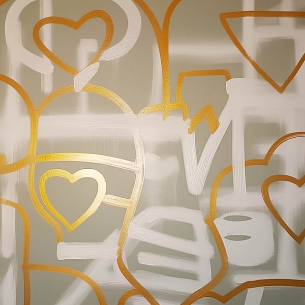 L'amour en lignes par Color Square