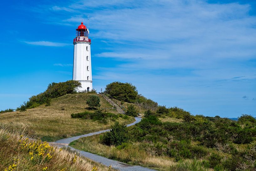 Vue du phare depuis l'île de Hiddensee sur le Bal par Andreas Völkel