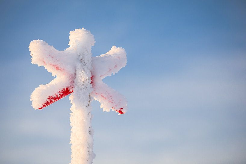 Gefrorene Beschilderung in Schweden von Martijn Smeets
