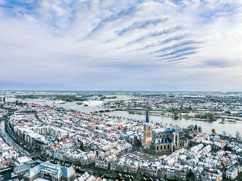 Cold morning in Kampen seen from above by Sjoerd van der Wal Photography