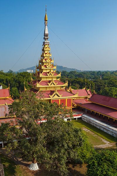 The Royal Palace of Mandalay in Myanmar by Roland Brack