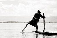 Traditionelles Fischen im Inle-See - Myanmar