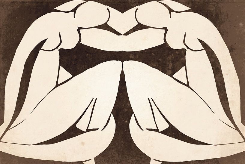 Expressionistischer Akt inspiriert von Matisse VII von Mad Dog Art