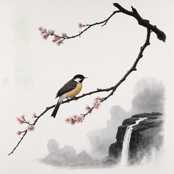 Branche fleurie par Matteo Bellini