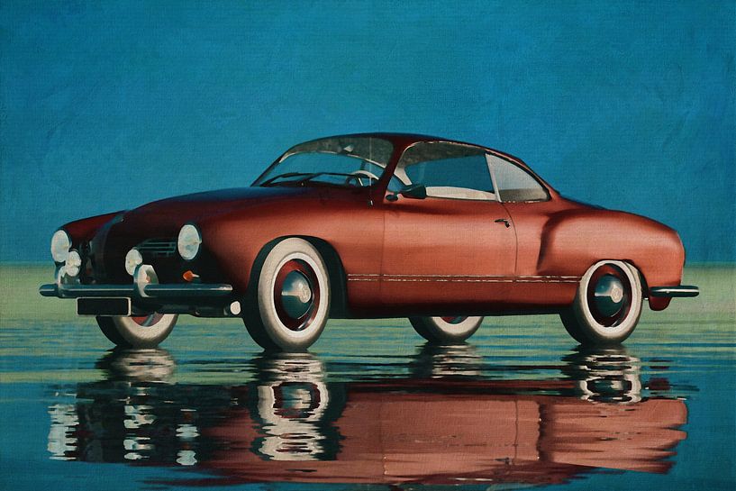 Der Volkswagen Karmann Ghia von 1959 von Jan Keteleer
