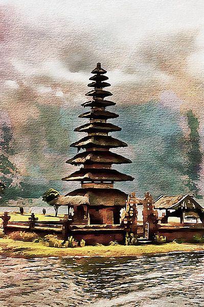 Balinese Temple 12 by Dorothy Berry-Lound
