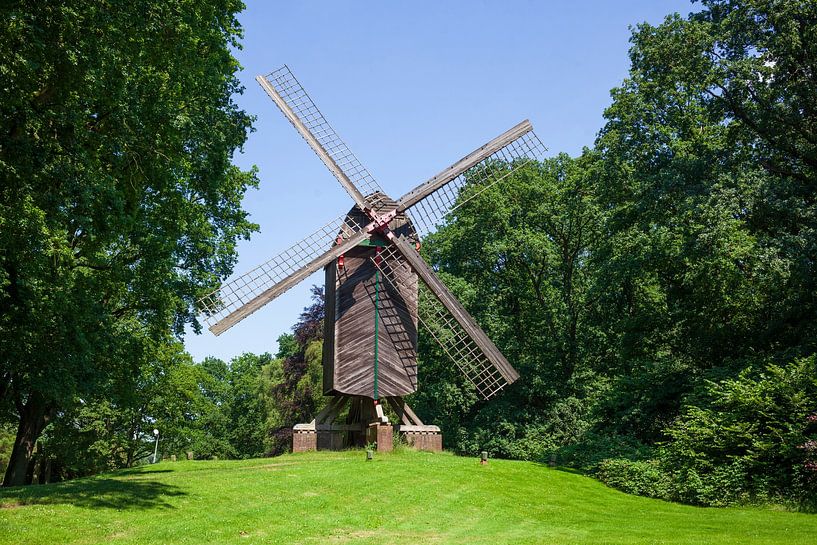 Old trestle windmill in Speckenbüttel Park by Torsten Krüger