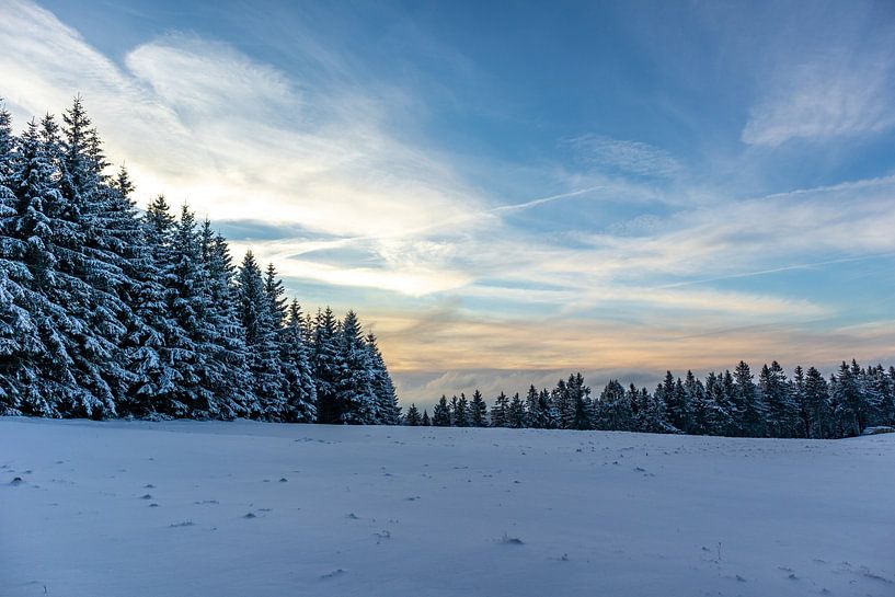 Première randonnée hivernale sur le Rennsteig par Oliver Hlavaty