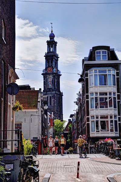 Westerkerk Jordaan Amsterdam Netherlands by Hendrik-Jan Kornelis