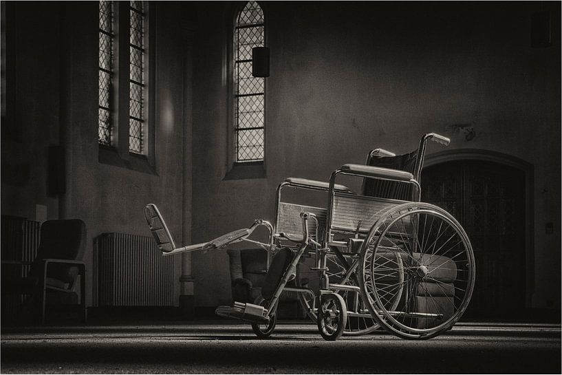 Abandoned Wheelchair by peter reinders