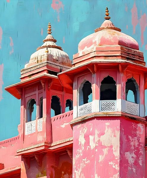 Rosa Bügel von But First Framing