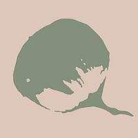 Kuri - Kastanje uit het Bos Abstracte kunst