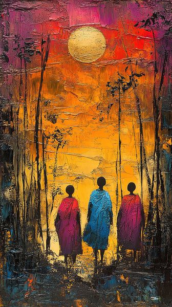 Afrikanische Kunst - Afrikanische Kunst von Gelissen Artworks