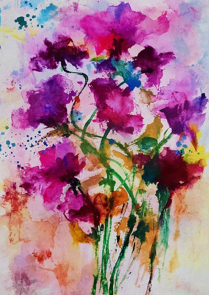 Wild flowers by Angel Estevez