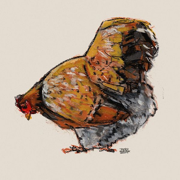 Poulet par Pieter Hogenbirk
