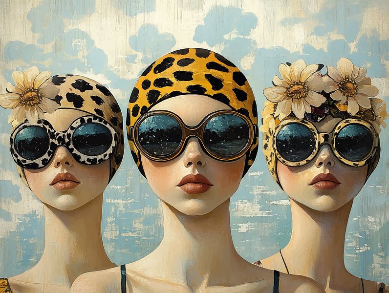 Pool girls by Mirjam Duizendstra