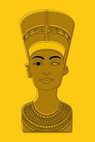 Nofretete Ägypten gelb