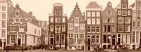 Amsterdam, Gables on the Herengracht nostalgic