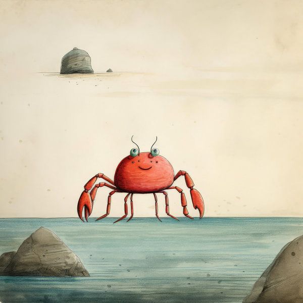 Minimal Krabbe von Aloke Design